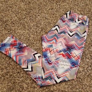 Aspire chevron workout leggings